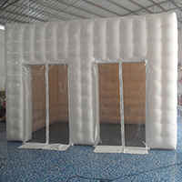 Inflatable disinfection access tent medical tent disinfection channel